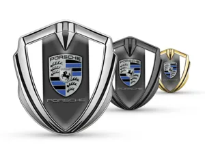 Porsche Insignias de Coche Acabado Lujo Aleación Metal Diseño